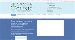 Desktop Screenshot of advancedpainrelief.ca